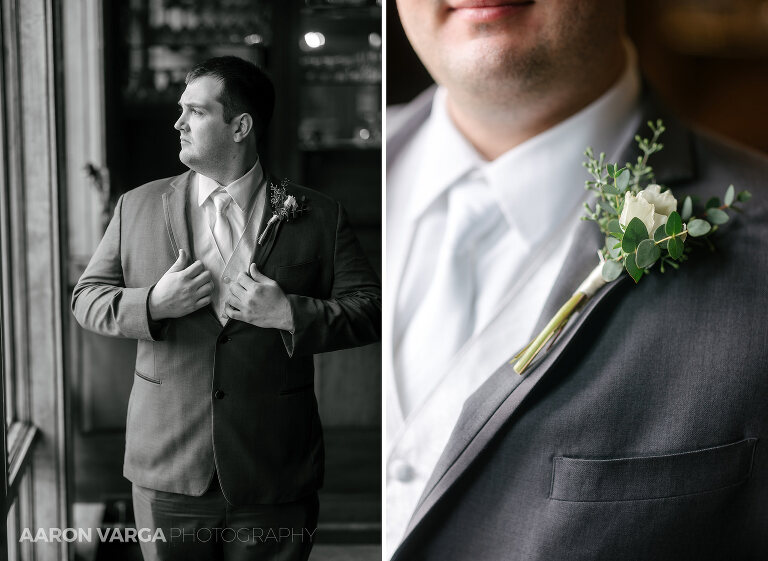 04 southpointe golf club groom getting ready(pp w768 h561) - Alyssa + Tony | Southpointe Golf Club Wedding Photos