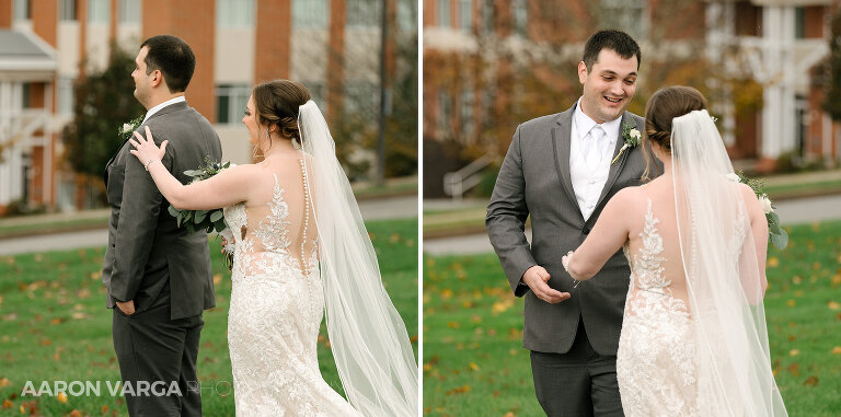06 southpointe golf club first look wedding(pp w768 h381) - Alyssa + Tony | Southpointe Golf Club Wedding Photos