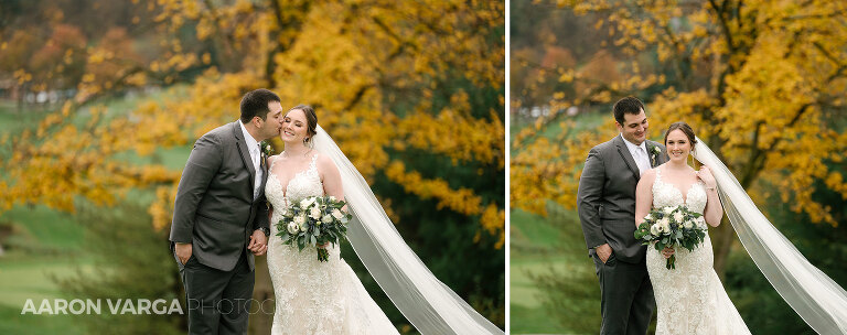 12 fall wedding southpointe golf club(pp w768 h304) - Alyssa + Tony | Southpointe Golf Club Wedding Photos