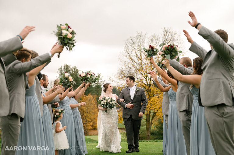 19 wedding photos in fall southpointe golf club(pp w768 h511) - Alyssa + Tony | Southpointe Golf Club Wedding Photos