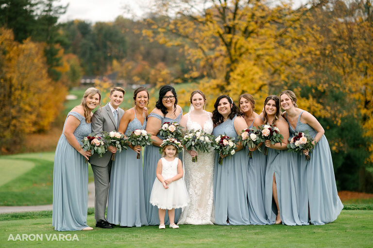 22 light blue bridesmaid dresses(pp w768 h511) - Alyssa + Tony | Southpointe Golf Club Wedding Photos