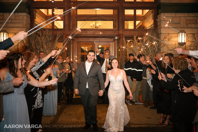 41 southpointe golf club sparkler exit wedding(pp w768 h511) - Alyssa + Tony | Southpointe Golf Club Wedding Photos
