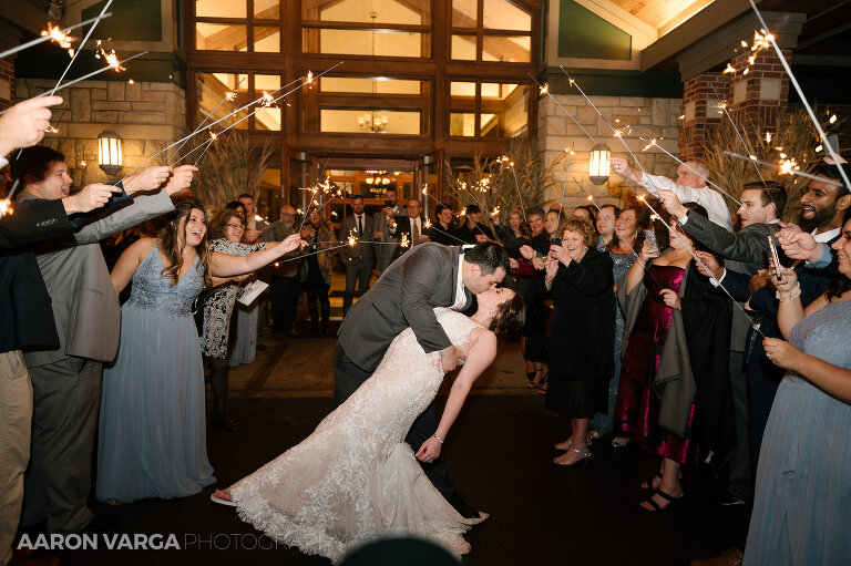 42 southpointe golf club wedding sparkler exit(pp w768 h511) - Alyssa + Tony | Southpointe Golf Club Wedding Photos