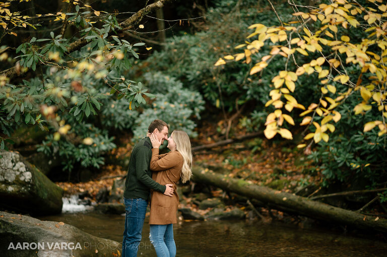 01 ohiopyle state park cucumber falls engagement(pp w768 h511) - Janell + Kyle | Ohiopyle State Park Engagement Photos