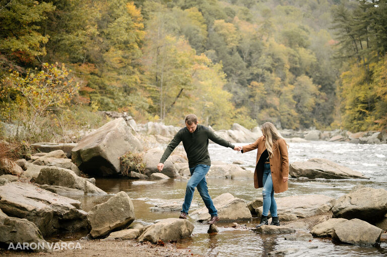 03 cucumber falls ohiopyle state park(pp w768 h511) - Janell + Kyle | Ohiopyle State Park Engagement Photos