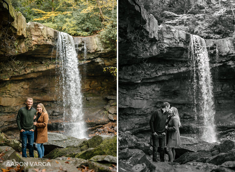 04 cucumber falls engagement photos ohiopyle state park(pp w768 h561) - Janell + Kyle | Ohiopyle State Park Engagement Photos