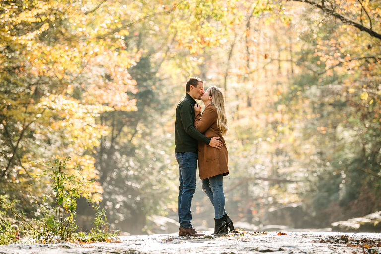 12 fall engagement photos at ohiopyle state park(pp w768 h511) - Janell + Kyle | Ohiopyle State Park Engagement Photos