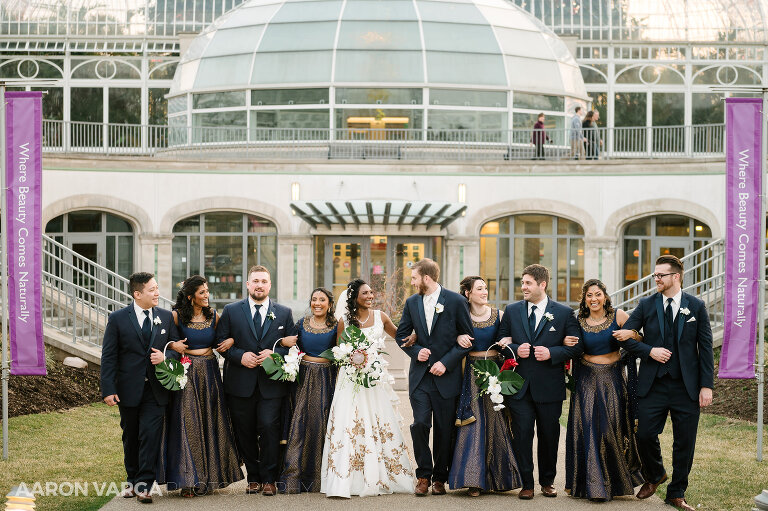 29 phipps conservatory bridal party photo(pp w768 h511) - Hema + Nathan | Phipps Conservatory and J. Verno Studios