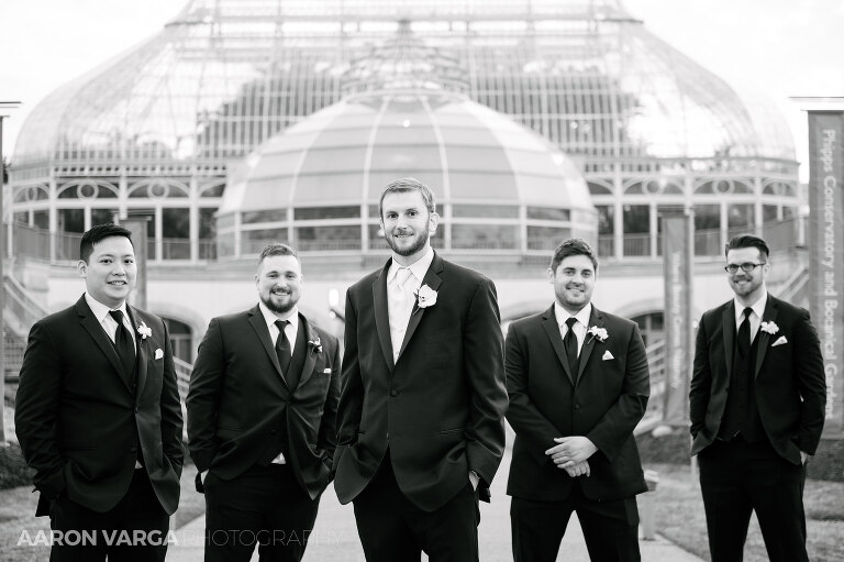 32 phipps conservatory groomsmen(pp w768 h511) - Hema + Nathan | Phipps Conservatory and J. Verno Studios
