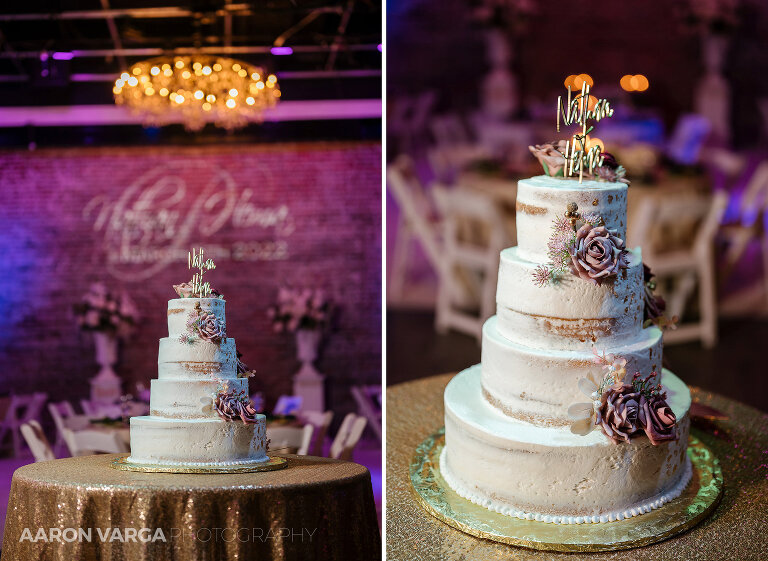 34 j verno studios wedding cake photos(pp w768 h561) - Hema + Nathan | Phipps Conservatory and J. Verno Studios