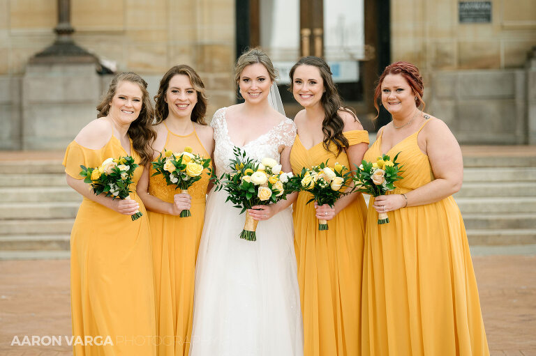 16 yellow bridesmaid dresses(pp w768 h511) - Kelli + Ian | Soldiers & Sailors Memorial Hall Wedding Photos