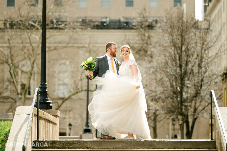 25 soldiers and sailors bride groom(pp w768 h511) - Kelli + Ian | Soldiers & Sailors Memorial Hall Wedding Photos