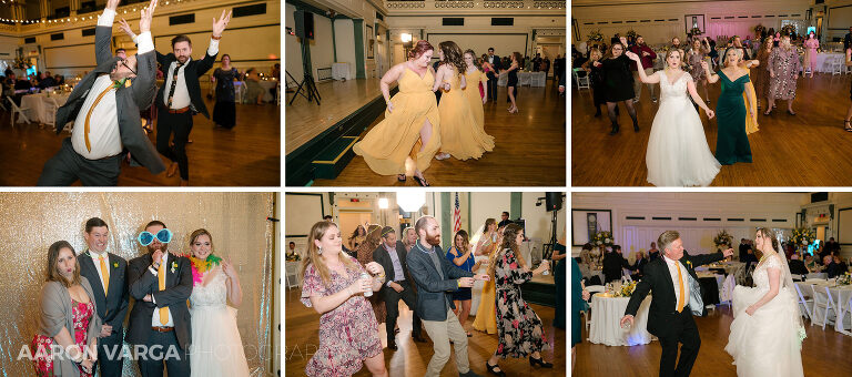 33 soldiers and sailors reception dancing(pp w768 h340) - Kelli + Ian | Soldiers & Sailors Memorial Hall Wedding Photos