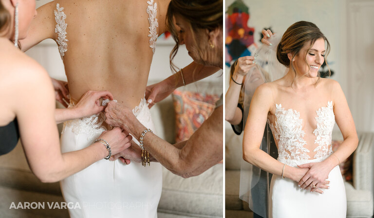 08 hotel monaco bridal prep photos(pp w768 h448) - Elizabeth + Dan | Hotel Monaco & MuseumLab Wedding Photos