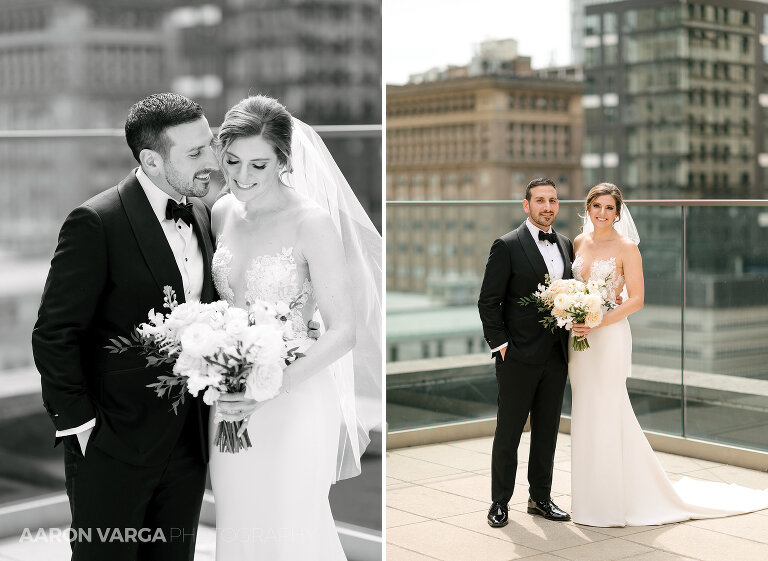 14 hotel monaco rooftop wedding(pp w768 h561) - Elizabeth + Dan | Hotel Monaco & MuseumLab Wedding Photos