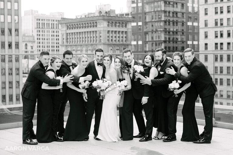 20 hotel monaco bridal party(pp w768 h511) - Elizabeth + Dan | Hotel Monaco & MuseumLab Wedding Photos