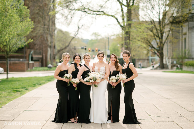 26 museumlab bridesmaids(pp w768 h511) - Elizabeth + Dan | Hotel Monaco & MuseumLab Wedding Photos