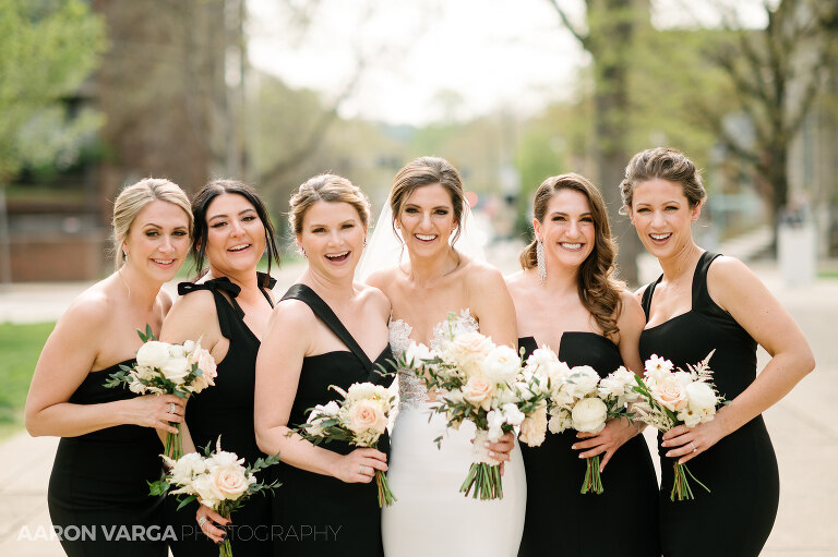28 museumlab bridal party girls(pp w768 h511) - Elizabeth + Dan | Hotel Monaco & MuseumLab Wedding Photos