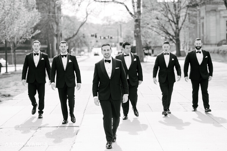 30 museumlab wedding groomsmen(pp w768 h511) - Elizabeth + Dan | Hotel Monaco & MuseumLab Wedding Photos