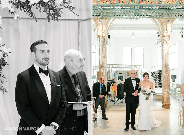 41 museumlab jewish wedding(pp w768 h561) - Elizabeth + Dan | Hotel Monaco & MuseumLab Wedding Photos