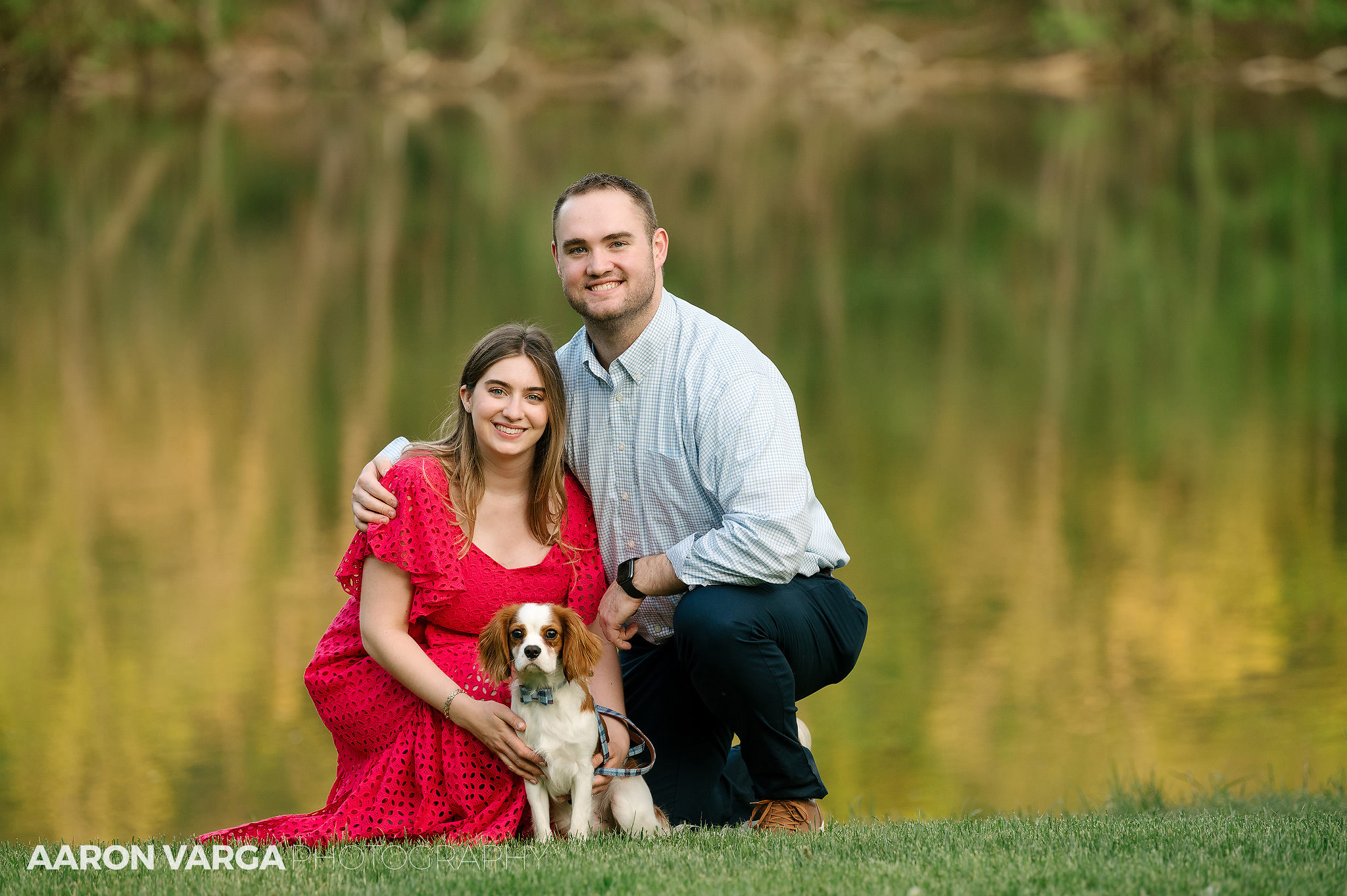 12 dog engagement photos - Abigail + George | Peters Lake Park Engagement Photos