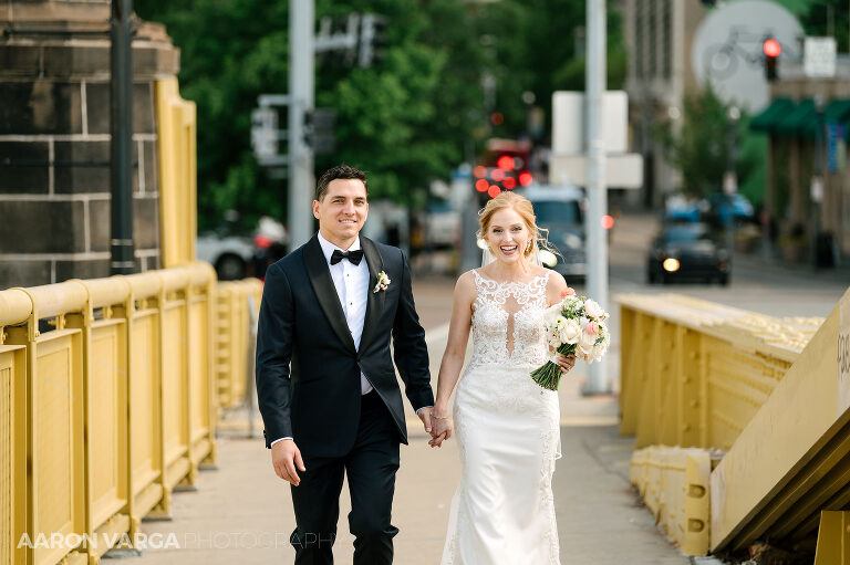 31 renaissance hotel yellow bridge wedding(pp w768 h511) - Katie + Angelo | Renaissance Pittsburgh Hotel Wedding Photos