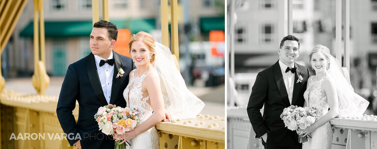 33 renaissance hotel downtown wedding bridges(pp w768 h304) - Katie + Angelo | Renaissance Pittsburgh Hotel Wedding Photos