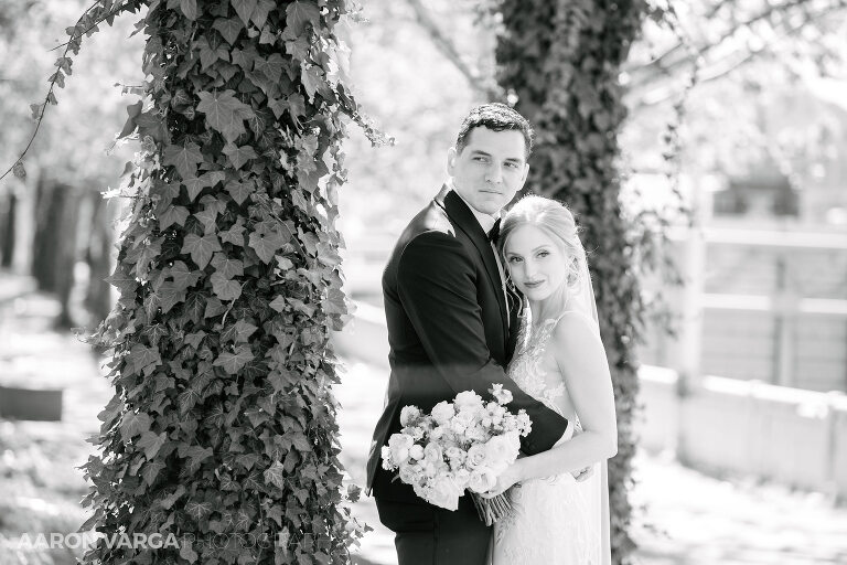 36 wedding photos downtown pittsburgh ivy trees(pp w768 h512) - Katie + Angelo | Renaissance Pittsburgh Hotel Wedding Photos