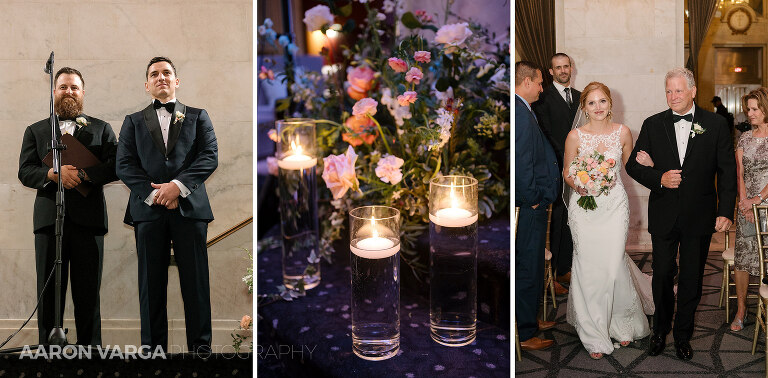 37 renaissance hotel wedding ceremony(pp w768 h378) - Katie + Angelo | Renaissance Pittsburgh Hotel Wedding Photos