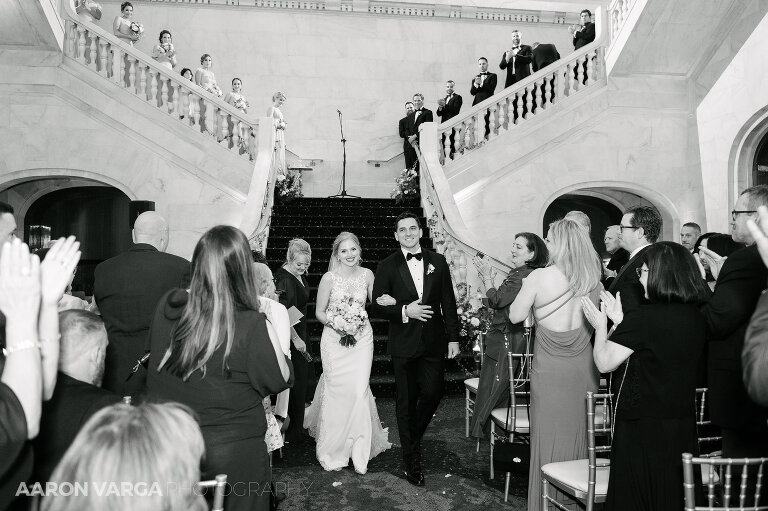 41 renaissance hotel wedding ceremony bride groom(pp w768 h511) - Katie + Angelo | Renaissance Pittsburgh Hotel Wedding Photos