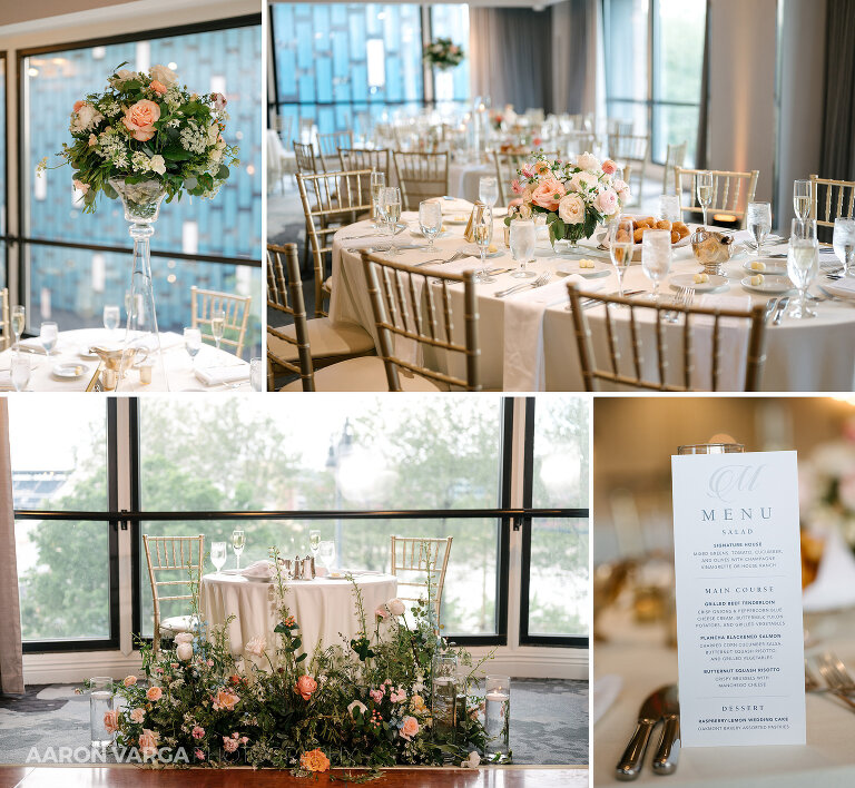 46 renaissance hotel wedding receptiond details(pp w768 h708) - Katie + Angelo | Renaissance Pittsburgh Hotel Wedding Photos