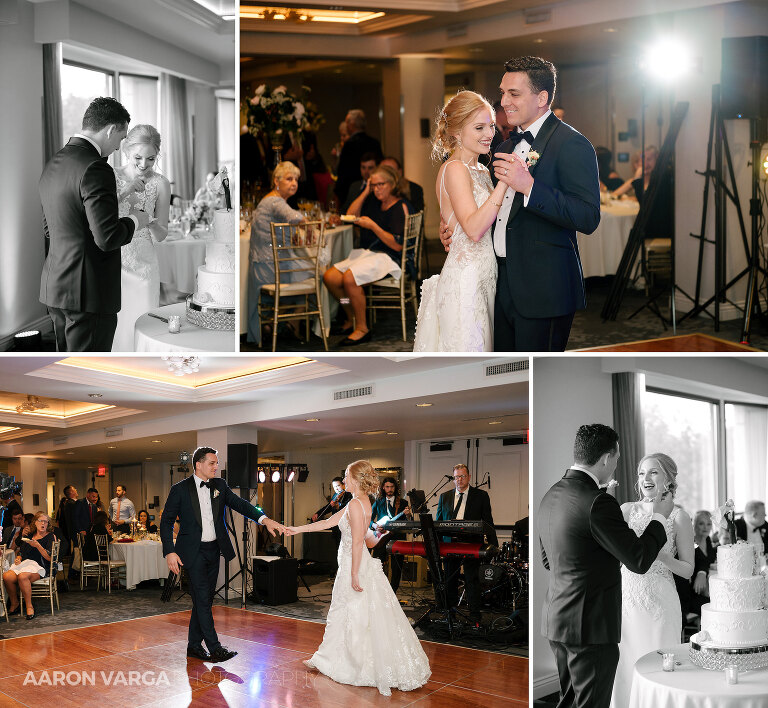 48 renaissance hotel wedding first dance cake(pp w768 h708) - Katie + Angelo | Renaissance Pittsburgh Hotel Wedding Photos