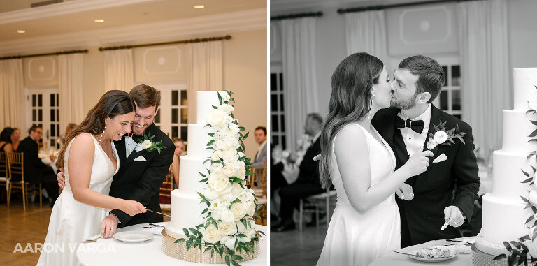 38 longue vue club wedding cake cutting(pp w768 h381) - Maddie + Luke | Longue Vue Club Wedding Photos