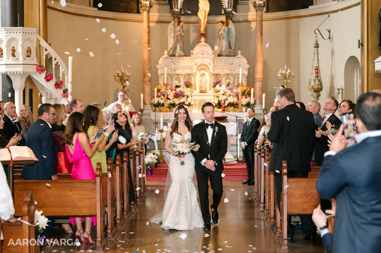 10 strip district wedding ceremony st stanislaus 1(pp w768 h511) - Robin + Brian | The Mattress Factory Wedding Photos