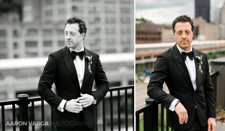 14 strip district wedding groom(pp w768 h448) - Robin + Brian | The Mattress Factory Wedding Photos