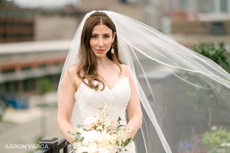 15 strip district wedding bride(pp w768 h511) - Robin + Brian | The Mattress Factory Wedding Photos