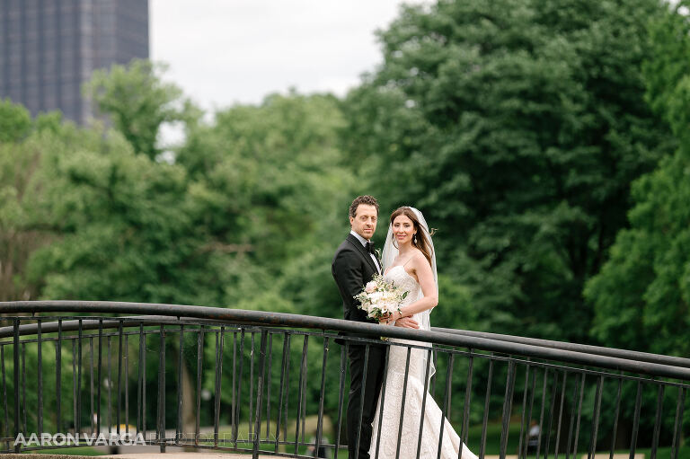 28 allegheny commons park wedding bridge(pp w768 h511) - Robin + Brian | The Mattress Factory Wedding Photos