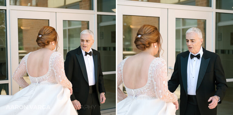 06 father daughter first look wedding(pp w768 h381) - Julia + Ryan | Heinz History Center Wedding Photos