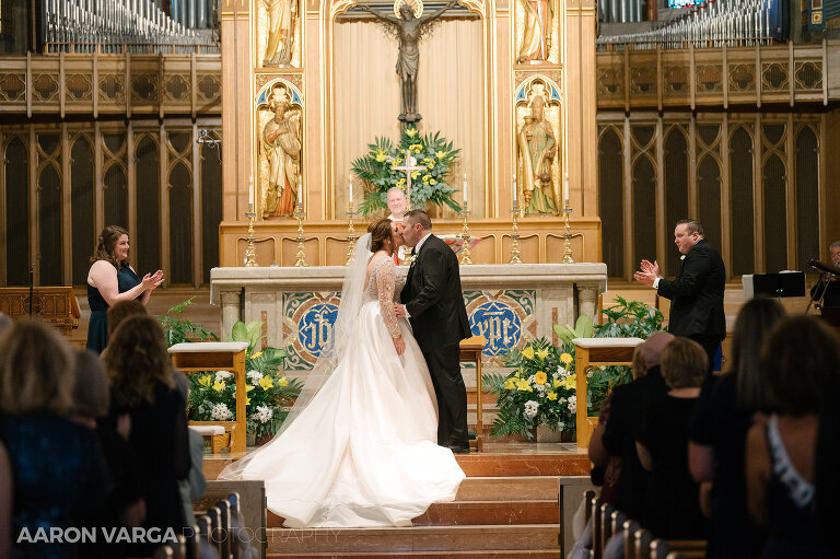 11 wedding first kiss st bernard(pp w768 h511) - Julia + Ryan | Heinz History Center Wedding Photos