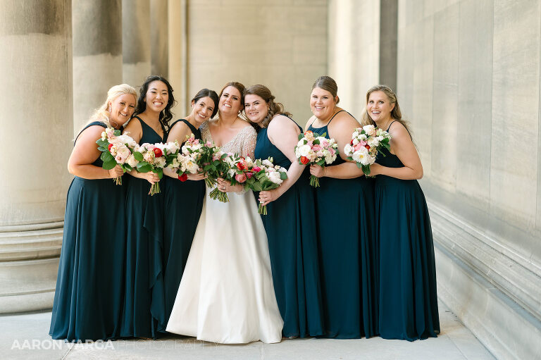 18 mellon institute blue bridesmaid dresses(pp w768 h511) - Julia + Ryan | Heinz History Center Wedding Photos