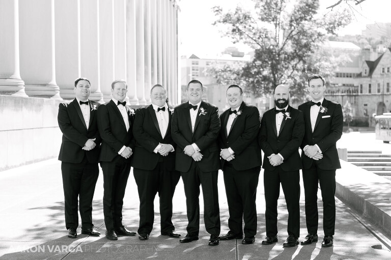 20 mellon institute groomsmen(pp w768 h511) - Julia + Ryan | Heinz History Center Wedding Photos