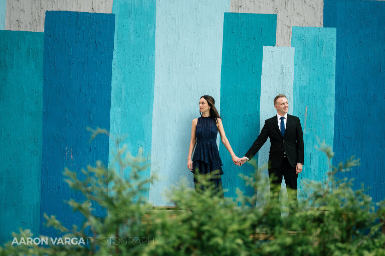 04 downtown pittsburgh blue wall engagement(pp w768 h510) - Deanna | Downtown and Heinz Hall Engagement Photos