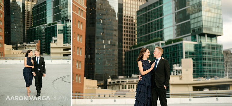 28 downtown pittsburgh rooftop parking gararage rooftop(pp w768 h351) - Deanna | Downtown and Heinz Hall Engagement Photos