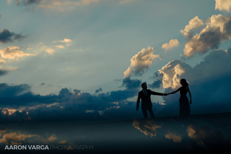 32 engagement photos reflection(pp w768 h511) - Deanna | Downtown and Heinz Hall Engagement Photos