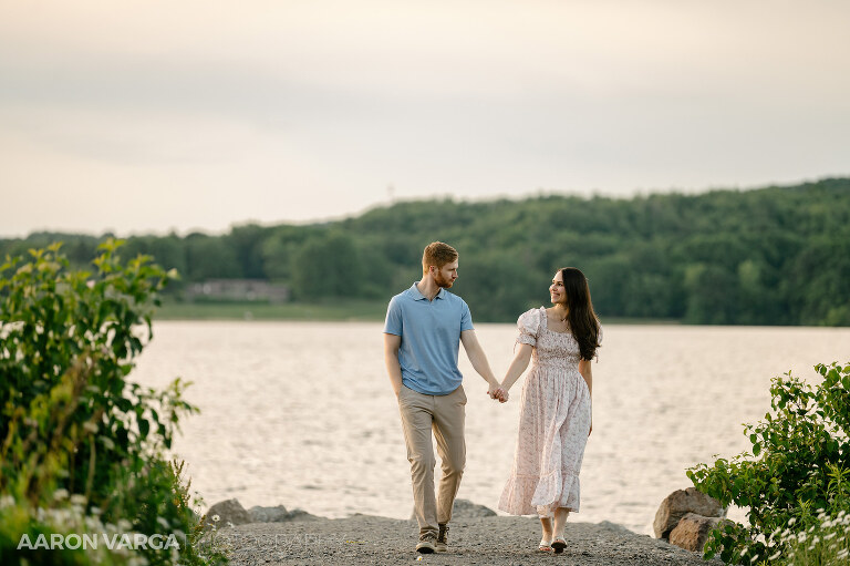 15 Moraine State Park lake photos bride groom(pp w768 h511) - Adriana + Chris | Moraine State Park Engagement Photos