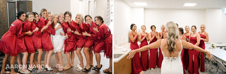 03 first look bridesmaids(pp w768 h253) - Shannon + Ricky | The Pennsylvanian Wedding Photos