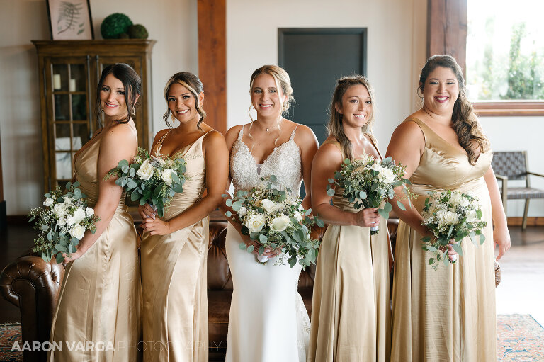12 gold bridesmaid dresses(pp w768 h511) - Janell + Kyle | Club At Blackthorne Wedding Photos