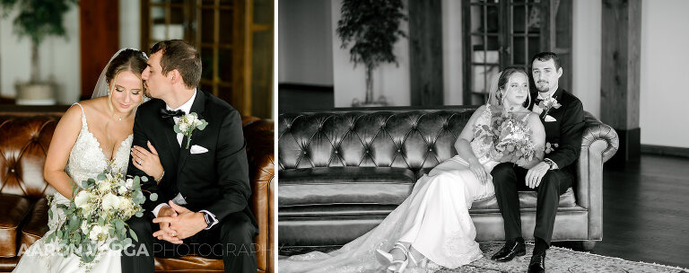 39 club at blackthorne couch photo(pp w768 h304) - Janell + Kyle | Club At Blackthorne Wedding Photos