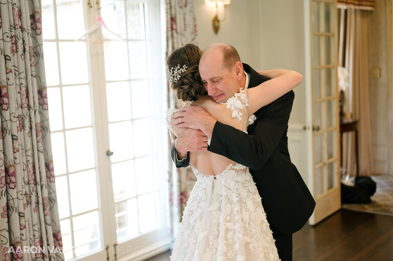 10 bride first look with dad(pp w768 h511) - Noelle + Mark | Longue Vue Club Wedding Photos