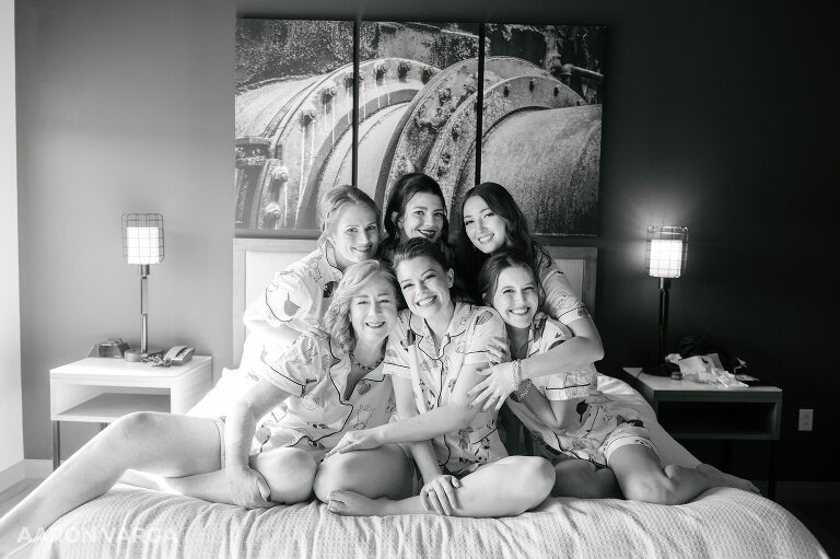 05 bridesmaid bed photo 1(pp w768 h511) - Sarah + Alex | Phipps Conservatory Wedding Photos